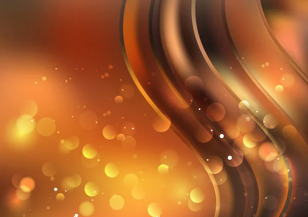 Oranje Amber Artistieke Achtergrond Vector Illustratie Ontwerp — Stockvector