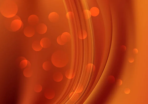 Orange Licht Weicher Hintergrund Vektor Illustration Design — Stockvektor