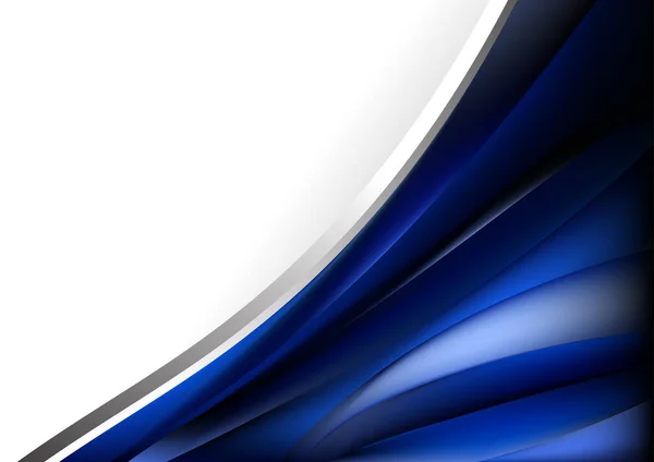 Mavi Kobalt Mavi Dijital Arkaplan Vektör Llüstrasyon Tasarımı — Stok Vektör