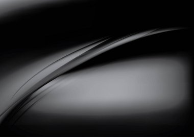 Siyah ve Beyaz Gelecekçi Vektör İllüstrasyon Tasarımı