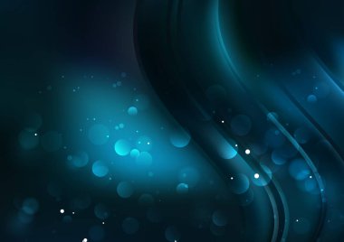 Mavi Turkuaz Çoklu Renkli Arkaplan Vektör İllüstrasyon Tasarımı