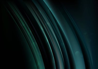 Yeşil Siyah Soyut Arkaplan Vektör Çizim Tasarımı