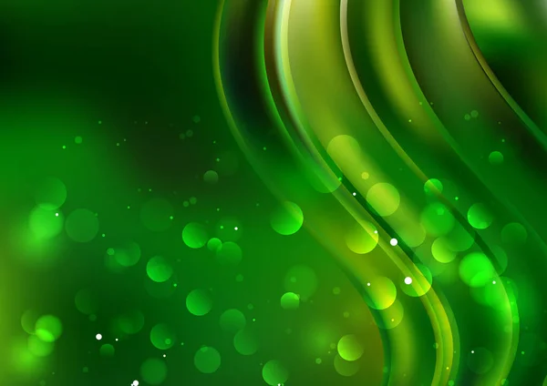 Grünes Licht Moderner Hintergrund Vektor Illustration Design — Stockvektor