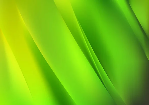 Grün Gelb Kreativer Hintergrund Vektor Illustration Design — Stockvektor