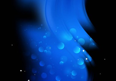 Mavi Işık Modern Arkaplan Vektör İllüstrasyon Tasarımı