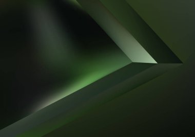 Yeşil Hat Pürüzsüz Arkaplan Vektör Çizimi Tasarımı