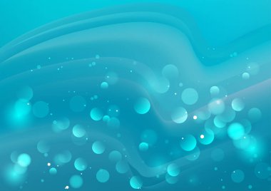 Mavi Su Yumuşak Arkaplan Vektörü Çizim Tasarımı