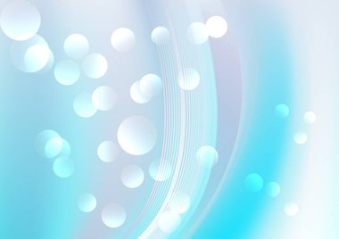 Mavi Turkuaz Dinamik Arkaplan Vektör İllüstrasyon Tasarımı