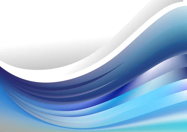 Blue Azure Smooth Background Vector Illustration Design — Stock Vector