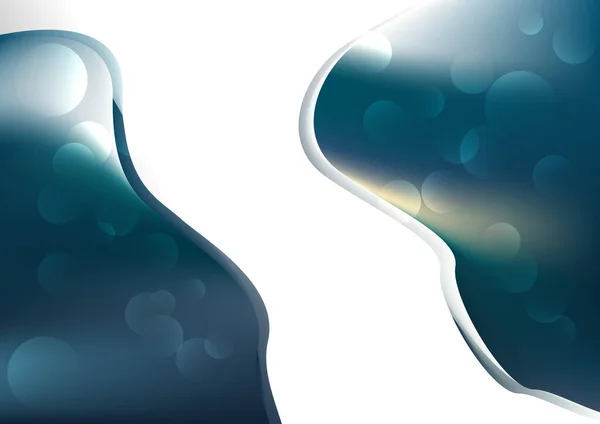 Blue Water Creative Background Σχεδιασμός Εικονογράφησης Διανύσματος — Διανυσματικό Αρχείο