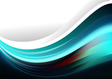 Mavi Yeşil Çoklu Renkli Arkaplan Vektör Çizim Tasarımı