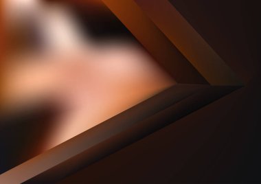 Kahverengi Turuncu Dijital Arkaplan Vektör İllüstrasyon Tasarımı