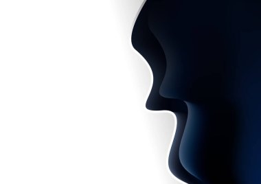 Burun Boyun Şablonu Arkaplan Vektörü Resmetme Tasarımı