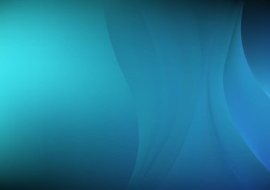 Mavi Turkuaz Sanatsal Arkaplan Vektör İllüstrasyon Tasarımı