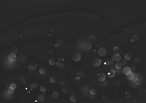 Black Atmospheric Phenomenon Soft Background Vector Illustration Design — Stock vektor