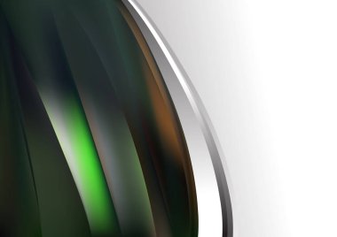 Yeşil Sarı Element Arkaplan Vektör Çizim Tasarımı