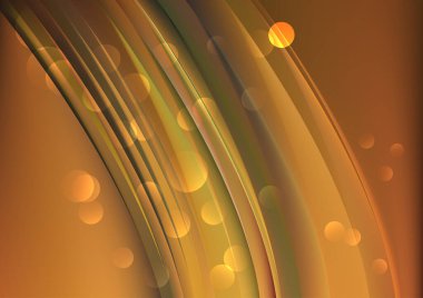 Sarı Işık Dinamik Arkaplan Vektör İllüstrasyon Tasarımı