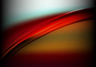 Red Green Fractal Background Vector Illustration Design