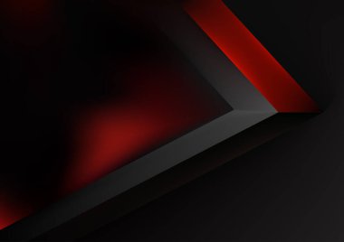 Kırmızı Işık Modern Arkaplan Vektör İllüstrasyon Tasarımı