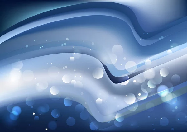 Μπλε Πολύχρωμο Φόντο Νερού Σχεδιασμός Εικονογράφησης Διανύσματος — Διανυσματικό Αρχείο