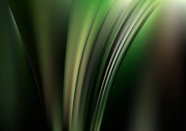 Green Vegetation Beautiful Background Vector Illustration Design — ストックベクタ