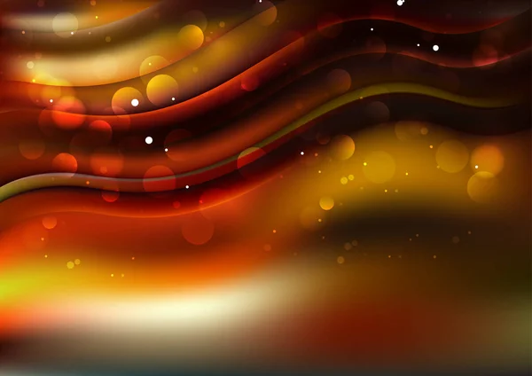 Orange Water Abstract Background Vector Illustration Design — Stock vektor