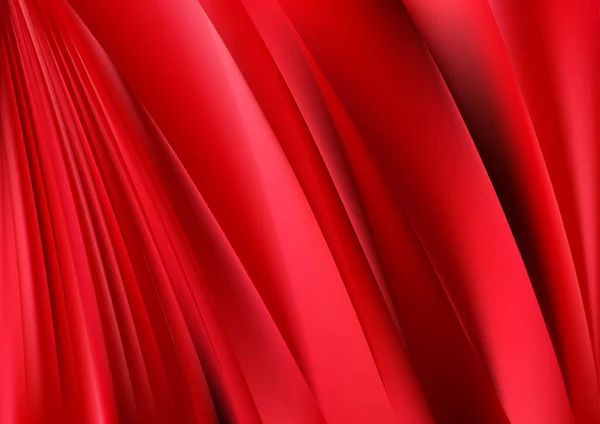 Roter Vorhang Eleganter Hintergrund Vector Illustration Design — Stockvektor