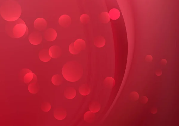 Lumière Rouge Fond Numérique Illustration Vectorielle Design — Image vectorielle