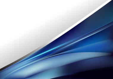 Mavi Gökyüzü Dinamik Arkaplan Vektör İllüstrasyon Tasarımı