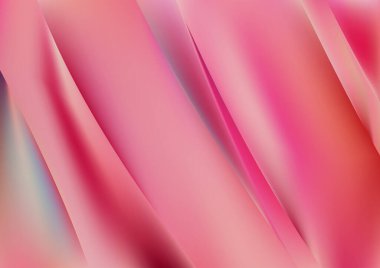 Pembe Tekstil Fraktal Arkaplan Vektör İllüstrasyon Tasarımı