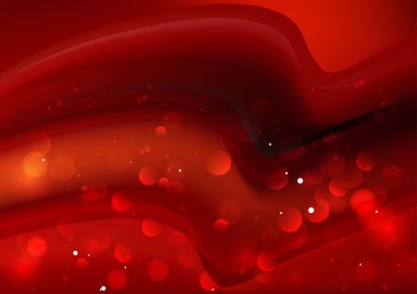Kırmızı Işık Sanatsal Arkaplan Vektör İllüstrasyon Tasarımı