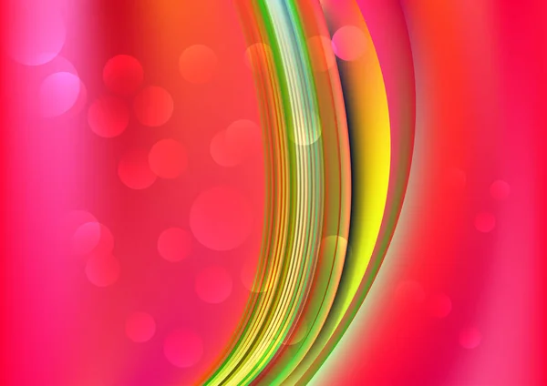 Grün Rosa Futuristischer Hintergrund Vektor Illustration Design — Stockvektor