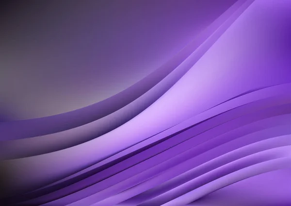 Bleu Violet Fractal Fond Vectoriel Illustration Design — Image vectorielle