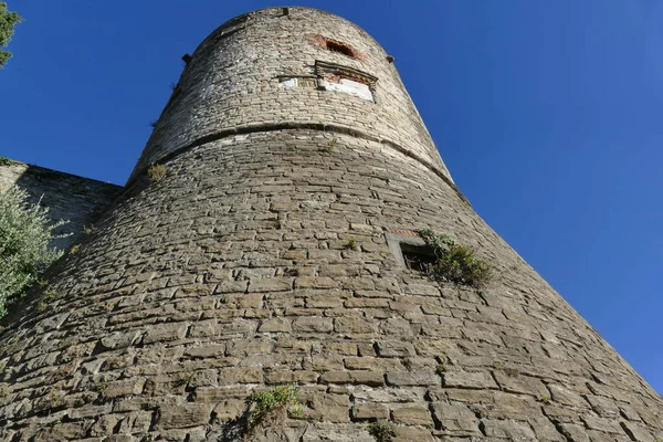 Bergamo Cirkelvormige Toren Van Het Fort — Stockfoto