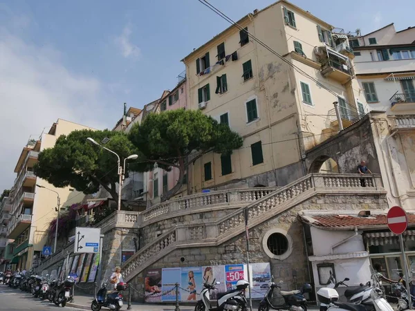 Sanremo - Porta Mont is the entrance where begins the climb to the old town called Pigna
