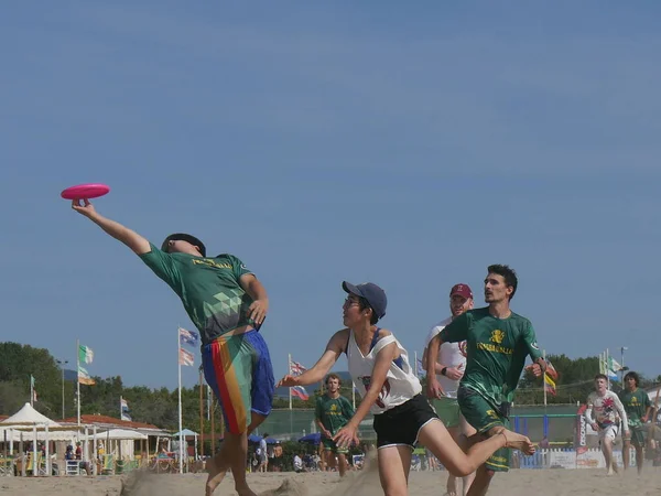 Burla Beach Cup 2019 Athletes Ultimate Como Team Open Division — Stock Photo, Image