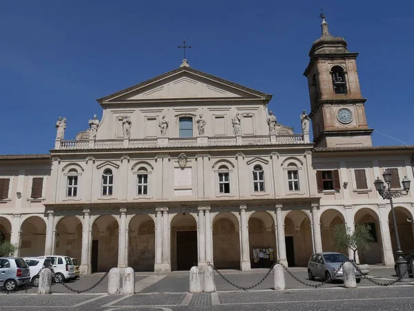 Catedral Terni Dedicada Assunção Virgem Maria Com Fachada Romântica Com — Fotografia de Stock