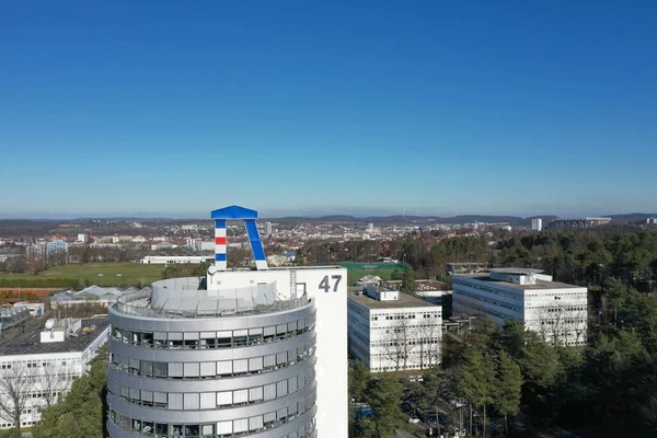 Universidad Técnica Kaiserslautern Ciudad Fondo Kaiserslautern Rheinland Pfalz Alemania 2020 — Foto de Stock