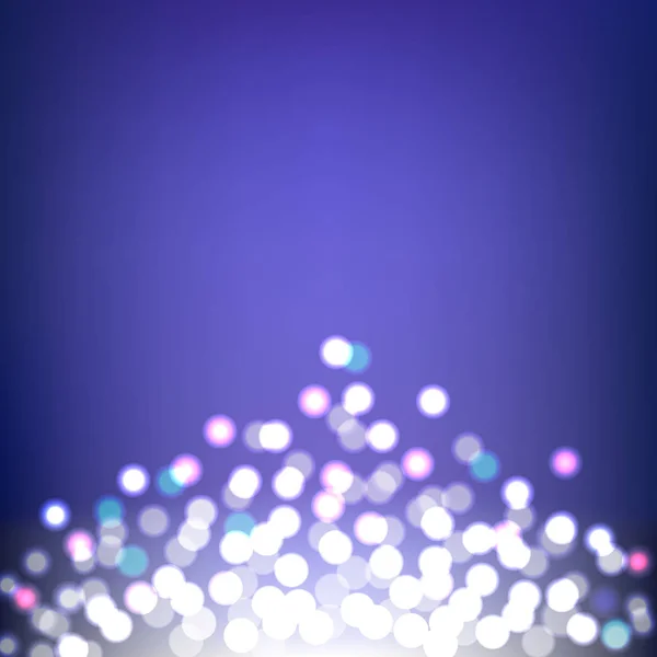 Bokeh colorido e luzes fundo abstrato — Vetor de Stock