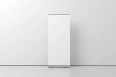 Yuvarlak Bayrak Beyaz Boş 3d Hazırlama ModeliComment