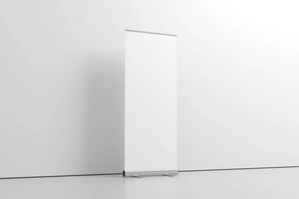 Yuvarlak Bayrak Beyaz Boş 3d Hazırlama ModeliComment