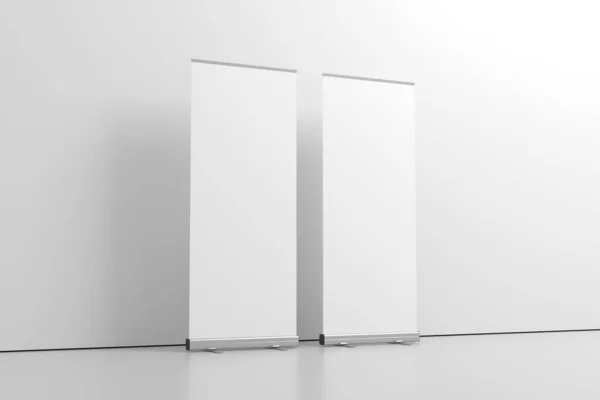 Yuvarlak Bayrak Beyaz Boş 3d Hazırlama ModeliComment