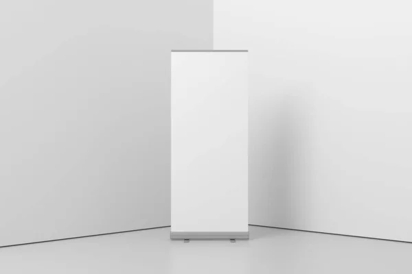 Yuvarlak Bayrak Beyaz Boş 3d Hazırlama ModeliComment