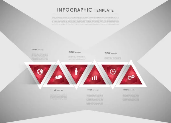 Élément de design infographique — Image vectorielle