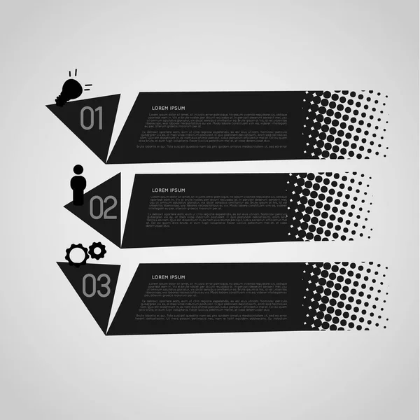 Banner mit Retro-Option — Stockvektor