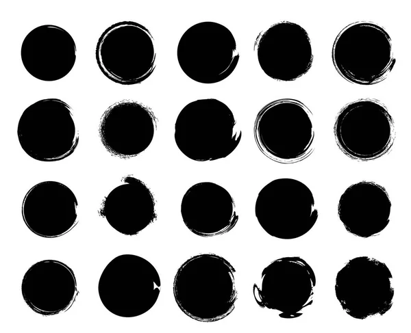 Grunge circle collection — Stock Vector