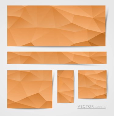 Çokgen kristal afiş