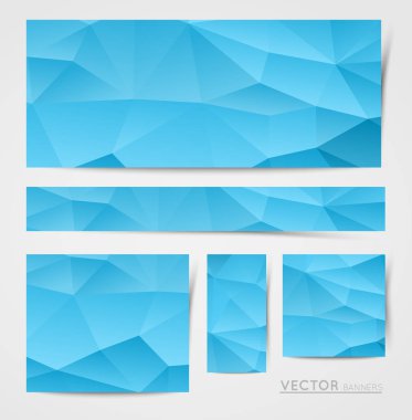 Çokgen kristal afiş