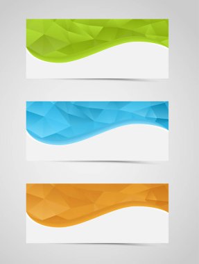 Çokgen kristal afiş