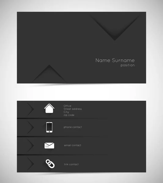 近代的な名刺 — ストックベクタ